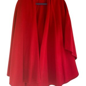 Nordstrom Bold Red Women's Poncho